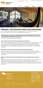 Neuigkeiten aus dem Wikinger Museum Haithabu - 02.07.2020: Wikinger: „Die Klischees halten sich hartnäckig“ mit Museumsleiterin Ute Drews